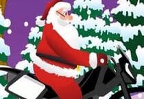 Santa Claus Extreme Biker