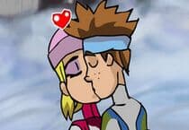 Skiing and Kiss