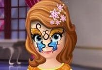 Sofia The First Face Tattoo