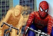 Spiderman Course de Vélo
