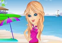 Stylish Beach Girl