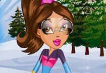 Yasmine Ice Skiing