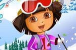 Dora Fait du Saut à Ski Jeu