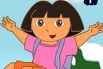 Dora fait du Snowboard Jeu