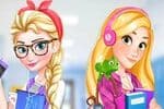 Elsa et Raiponce : Étudiantes Jeu