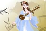 Fille: Habille Une Musicienne Chinoise Jeu
