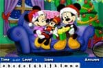 Lettres Cachées Avec Mickey À Noël Jeu