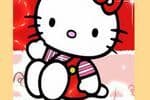 Red Hello Kitty Sliding Jeu